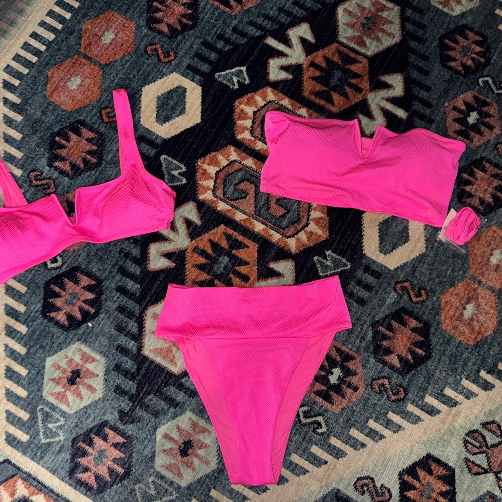 Vibrant Pink Bikini Set